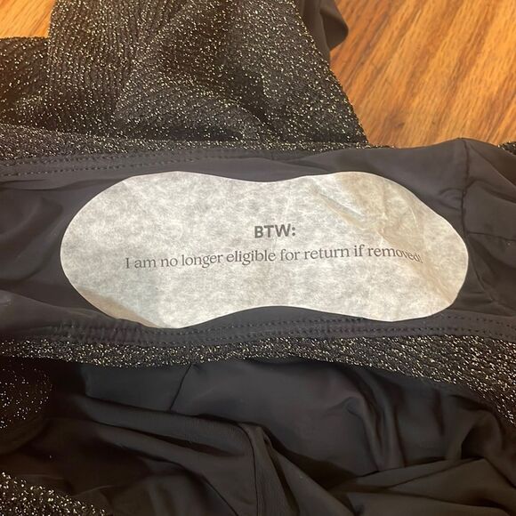 Andie The Liku One Piece Swimsuit Sparkle Black XS NWT - Picture 7 of 9